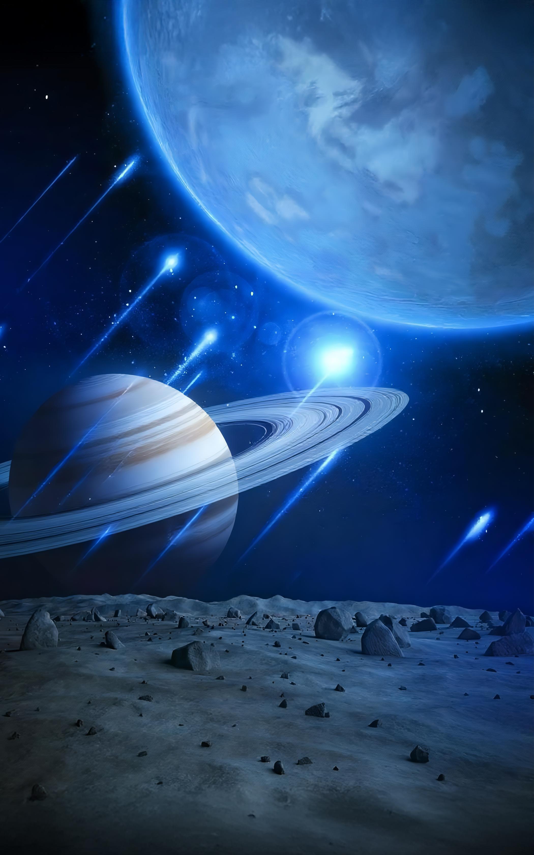 Celestial Rings Collision