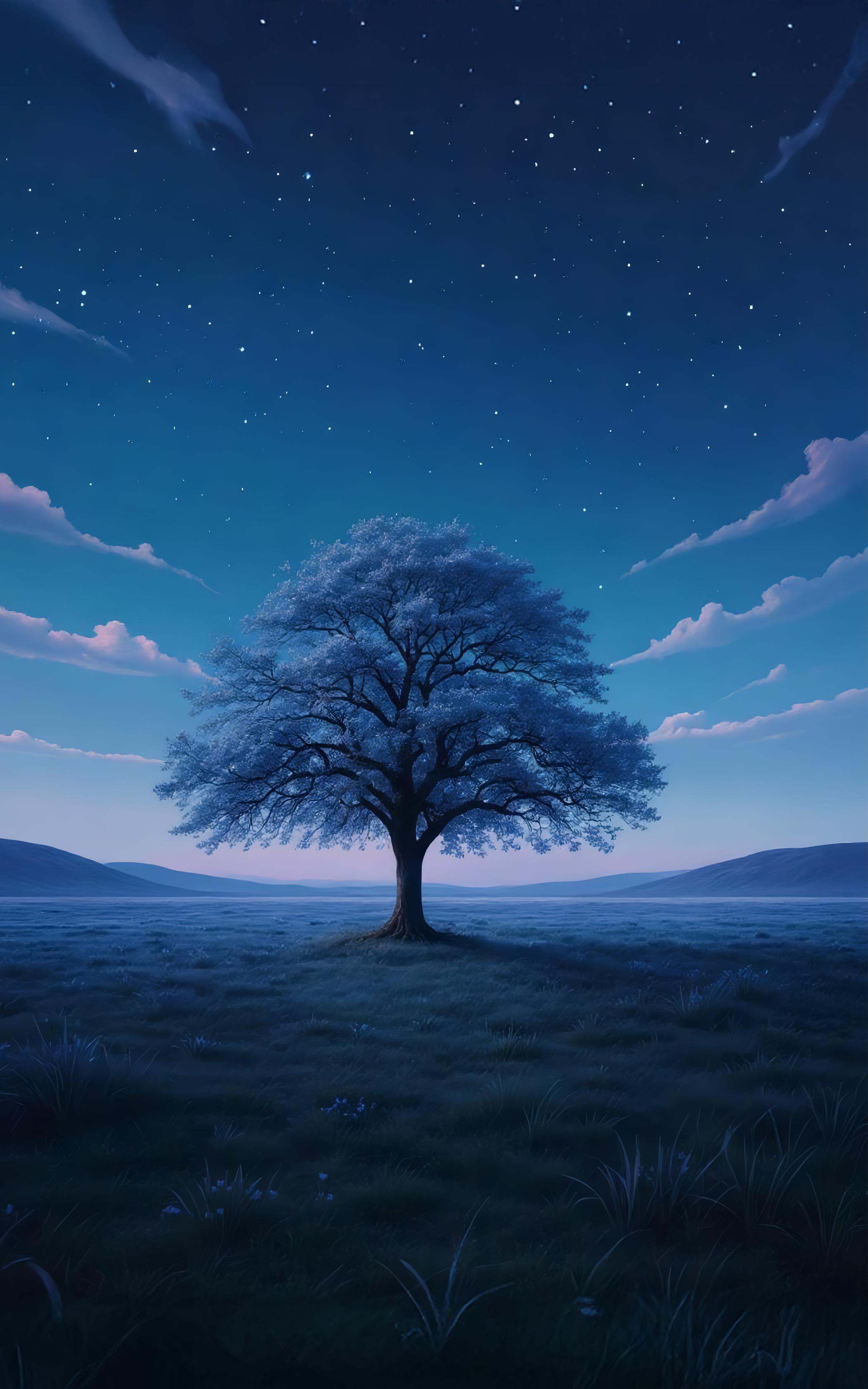 Silent Midnight Tree