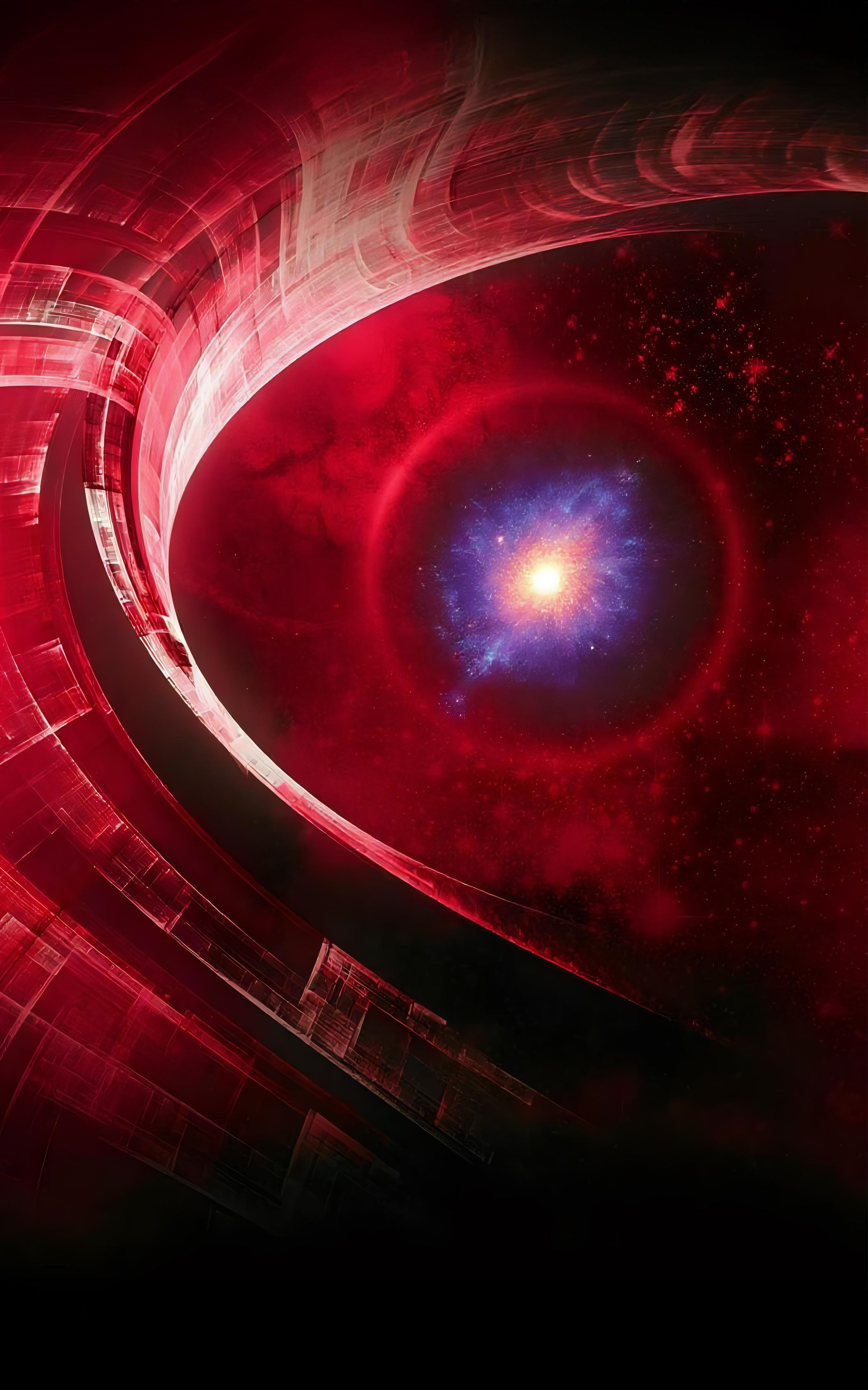 Cosmic Red Vortex