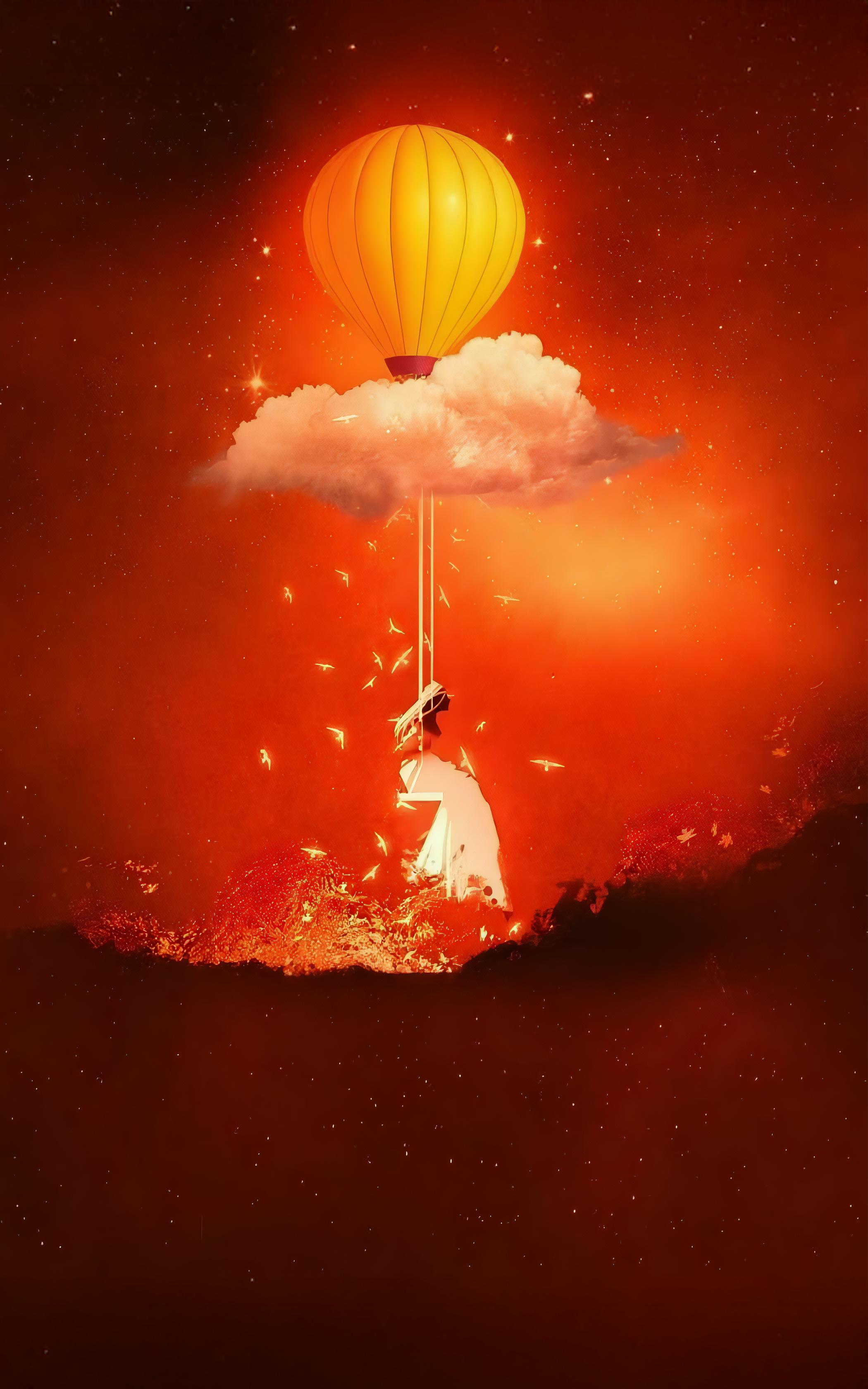Dreamy Balloon Flight