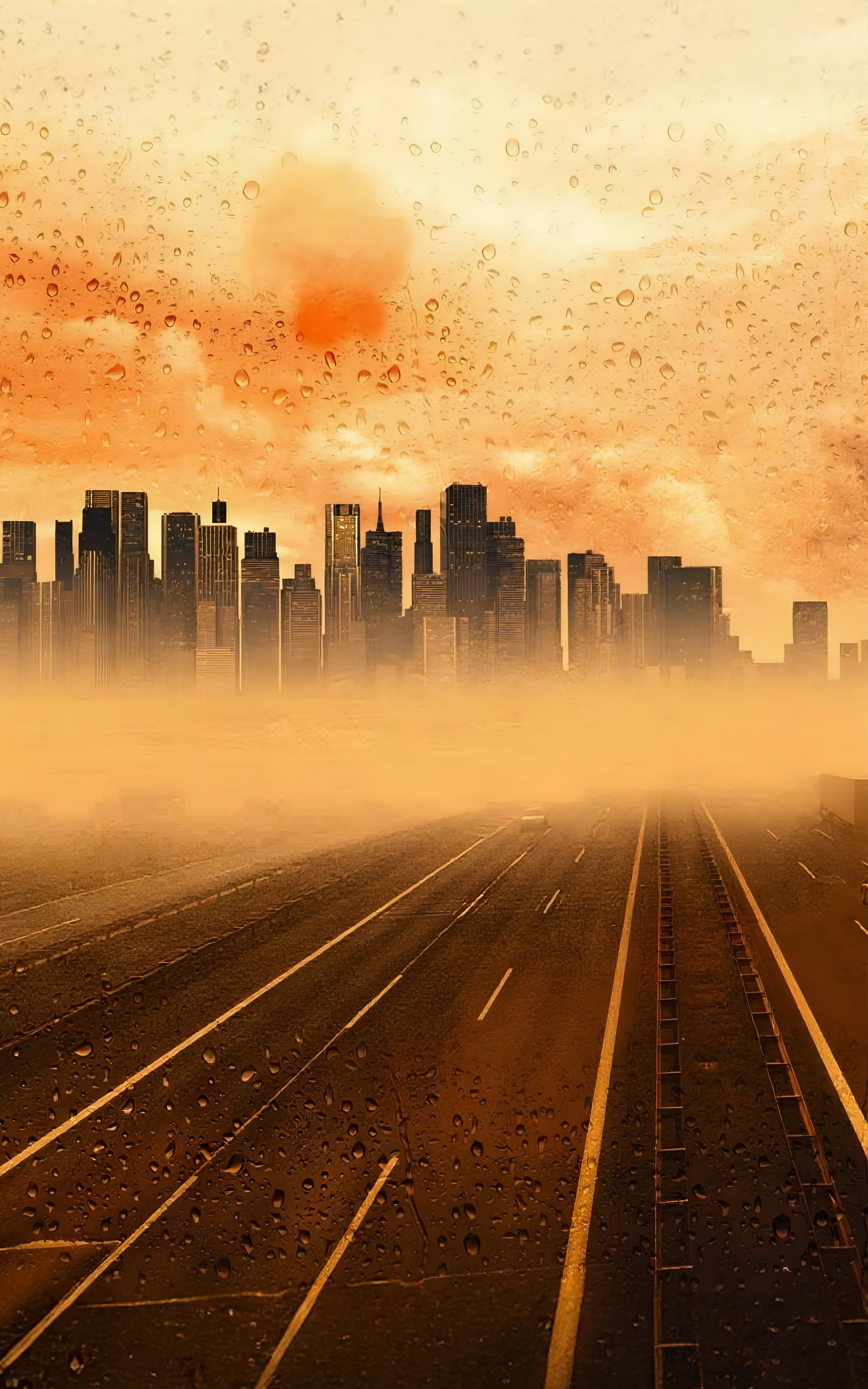 Foggy Urban Tracks