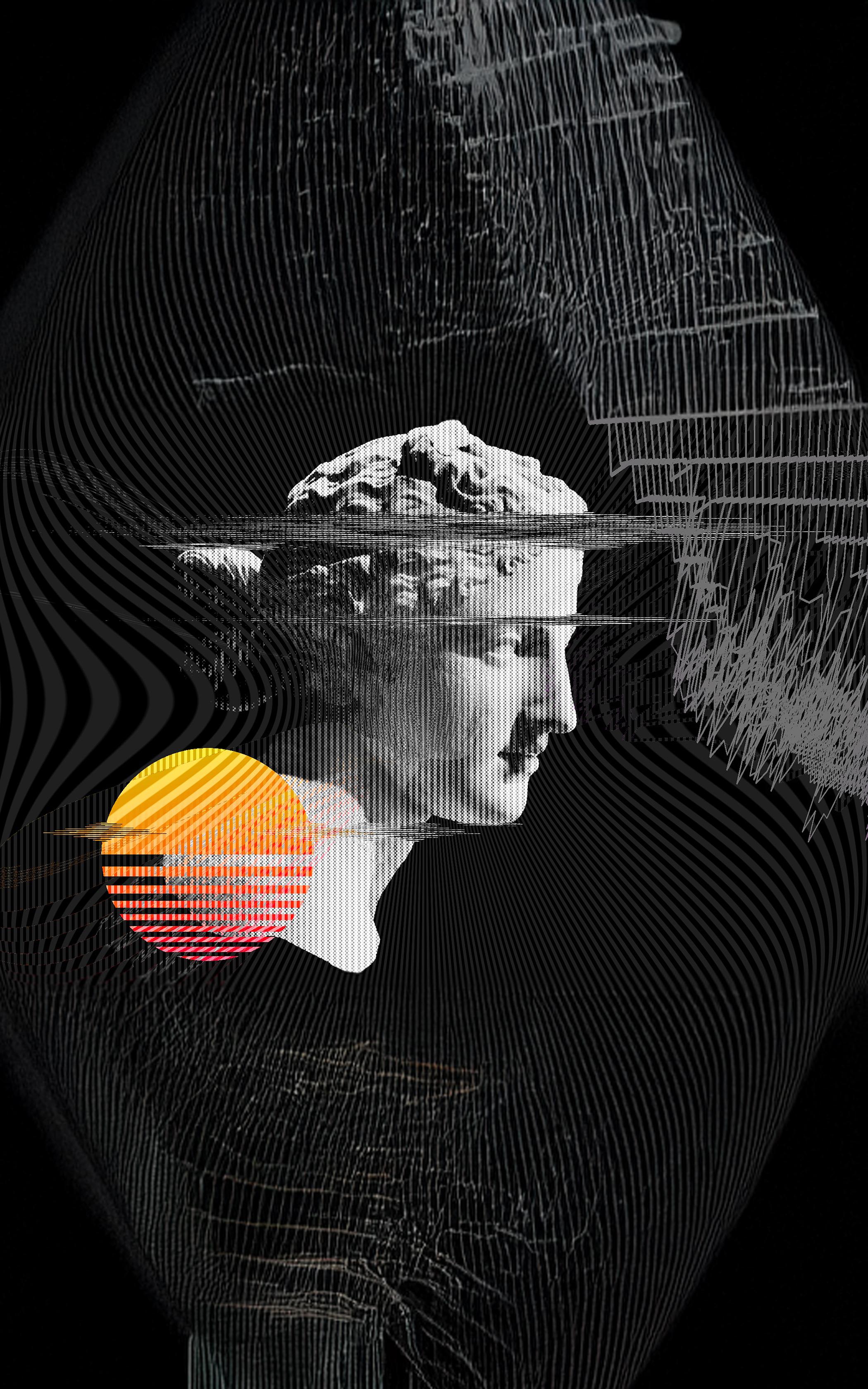 Glitched Classical Sunset