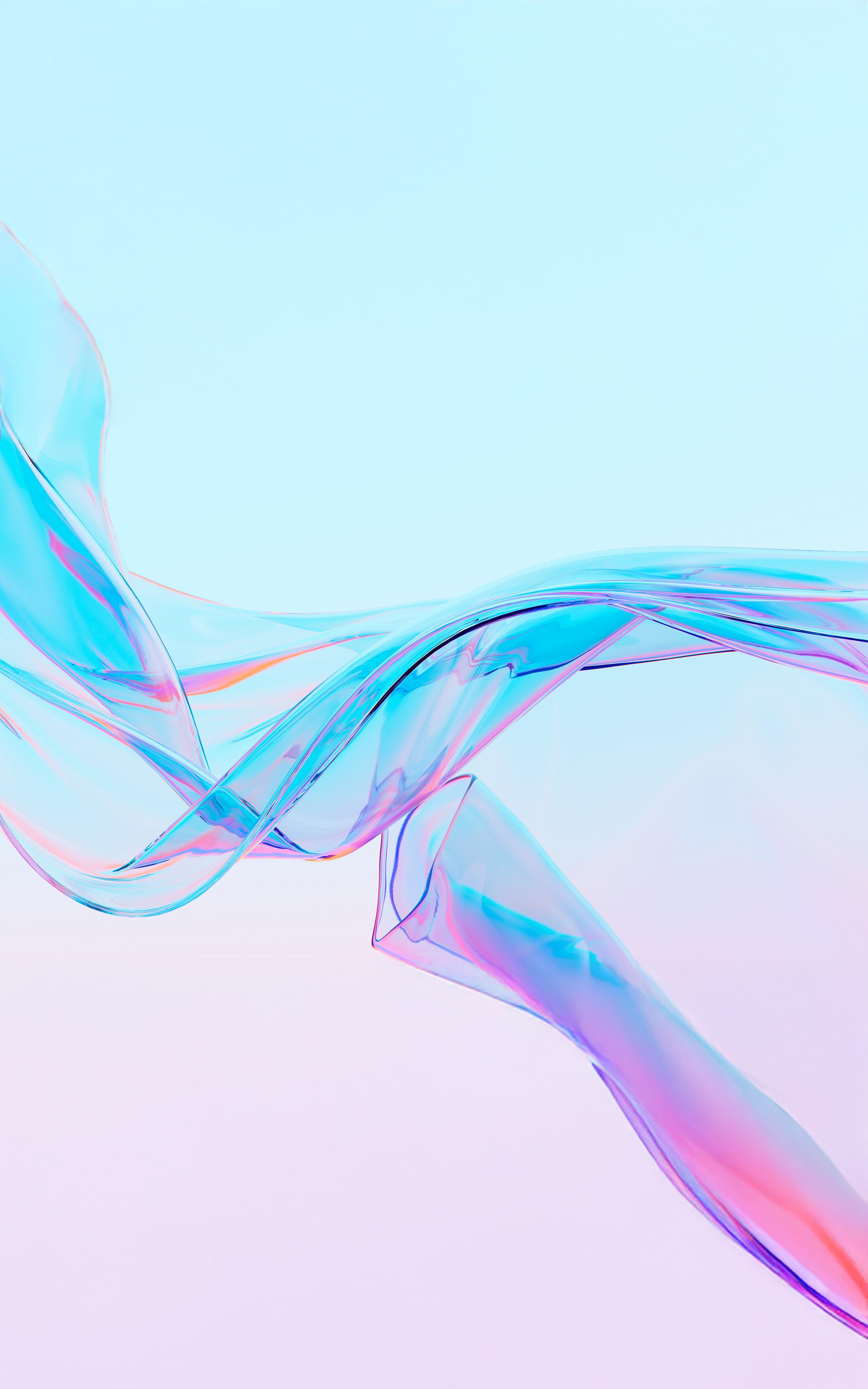 Iridescent Fluid Waves