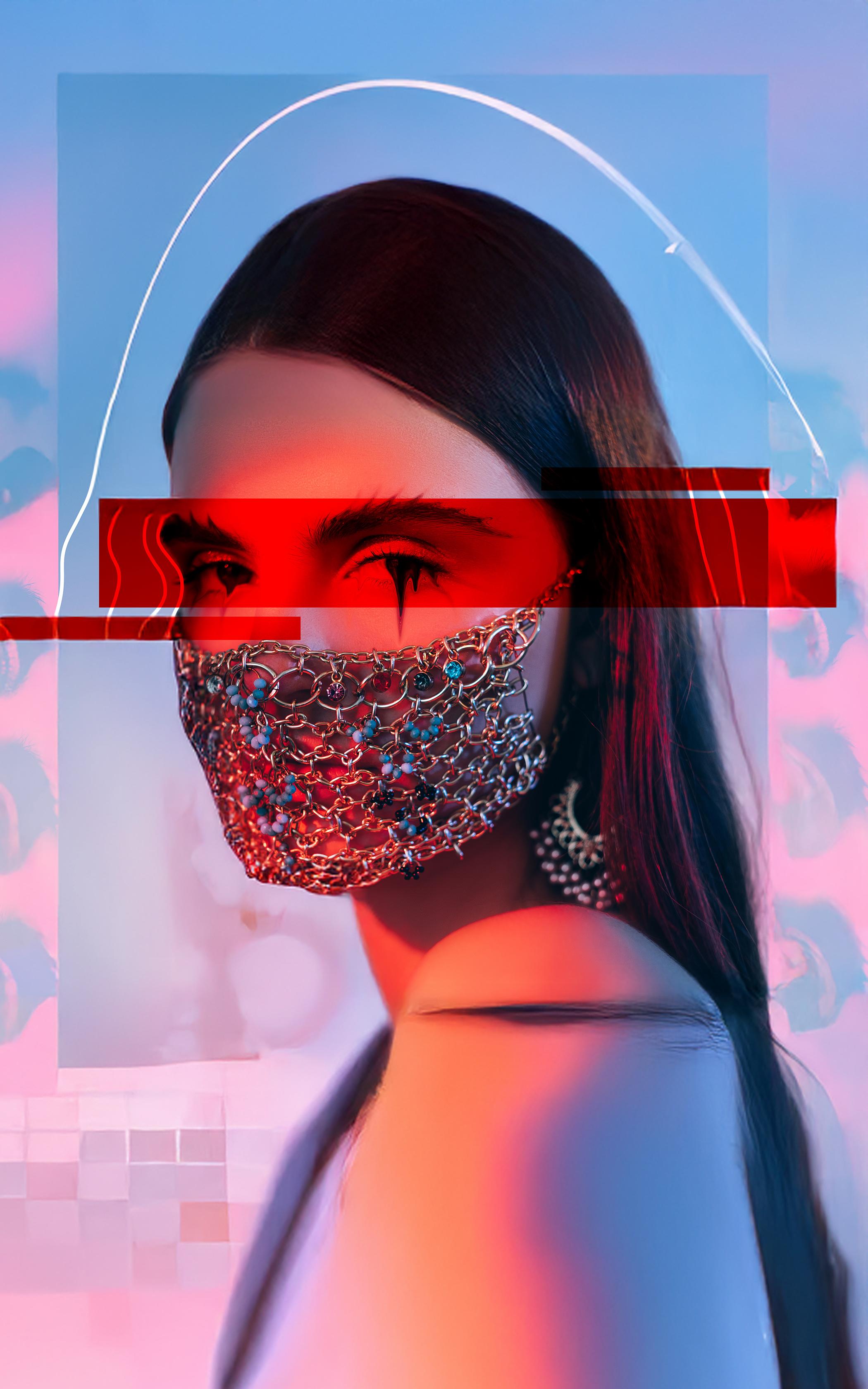 Futuristic Chain Mask