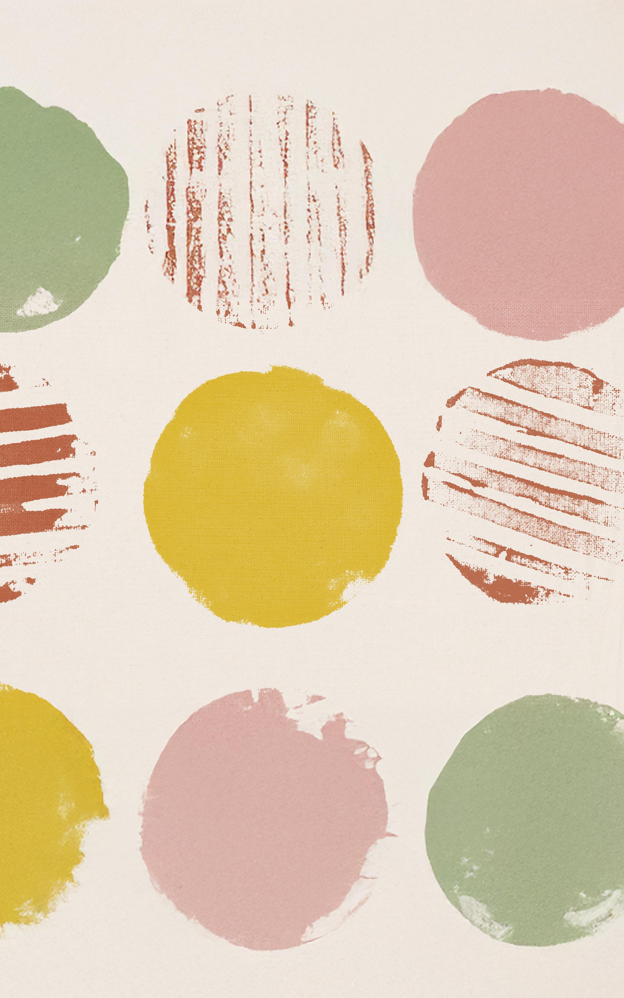 Muted Pastel Circles