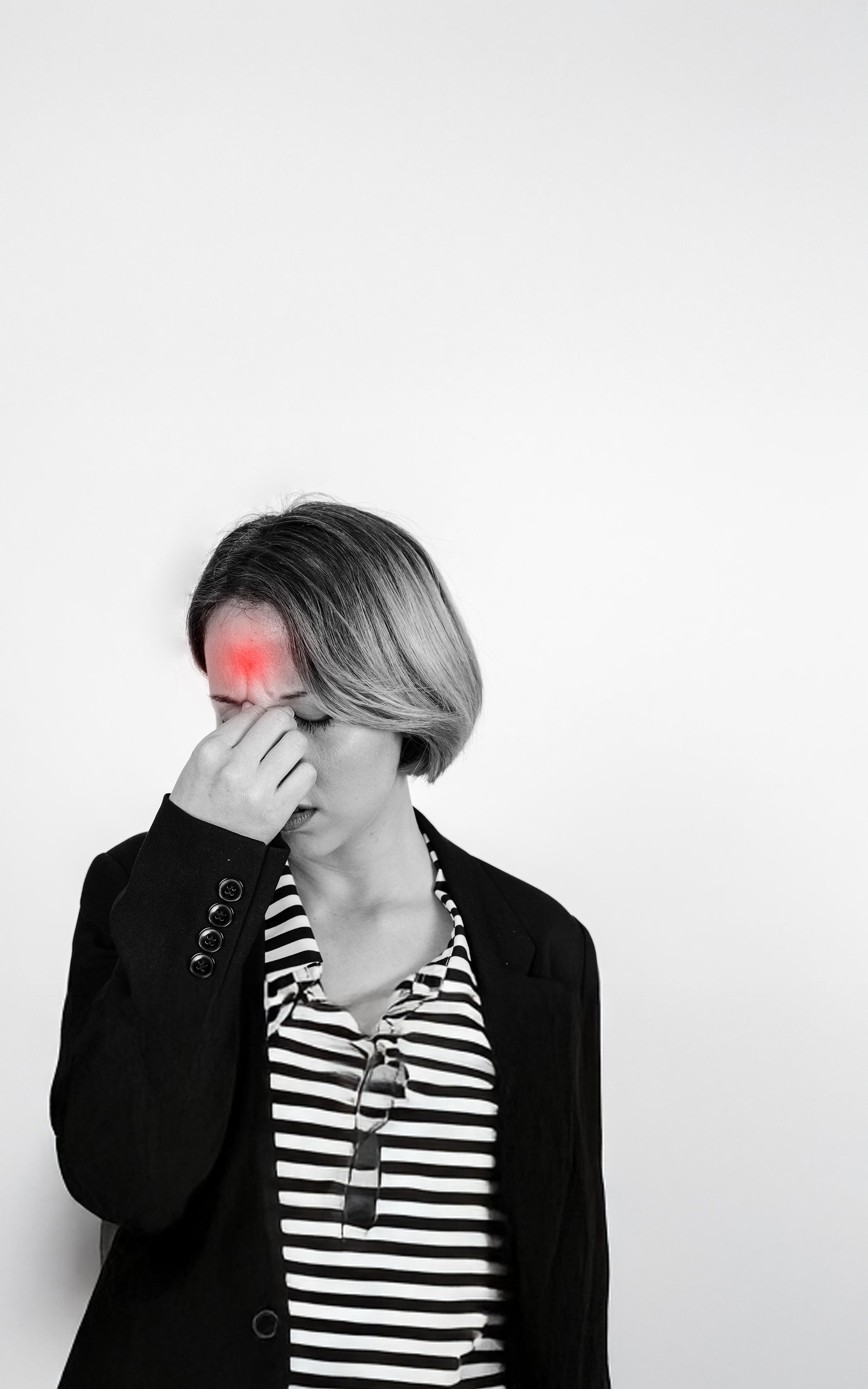 Stressful Forehead Pain