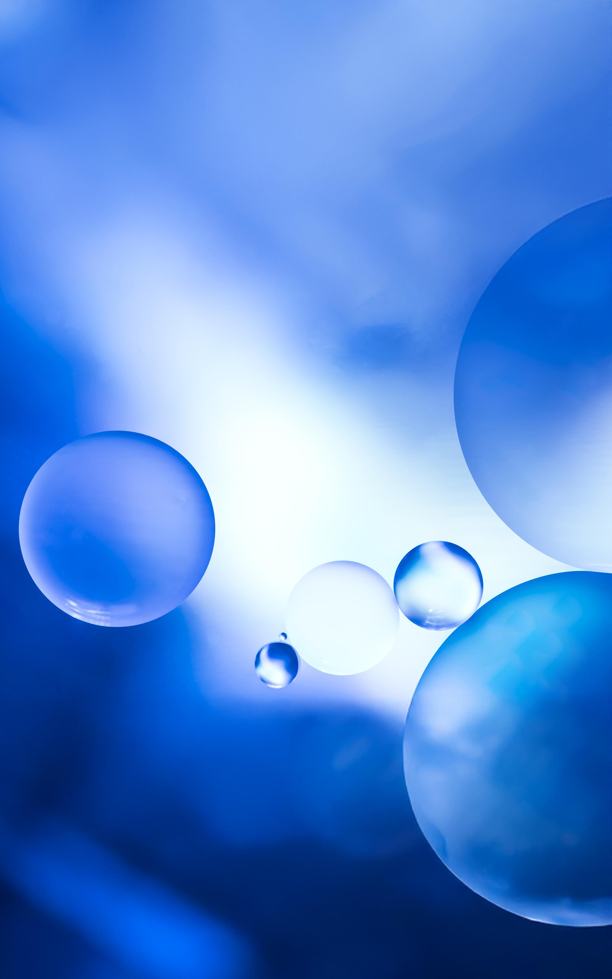 Ethereal Blue Spheres