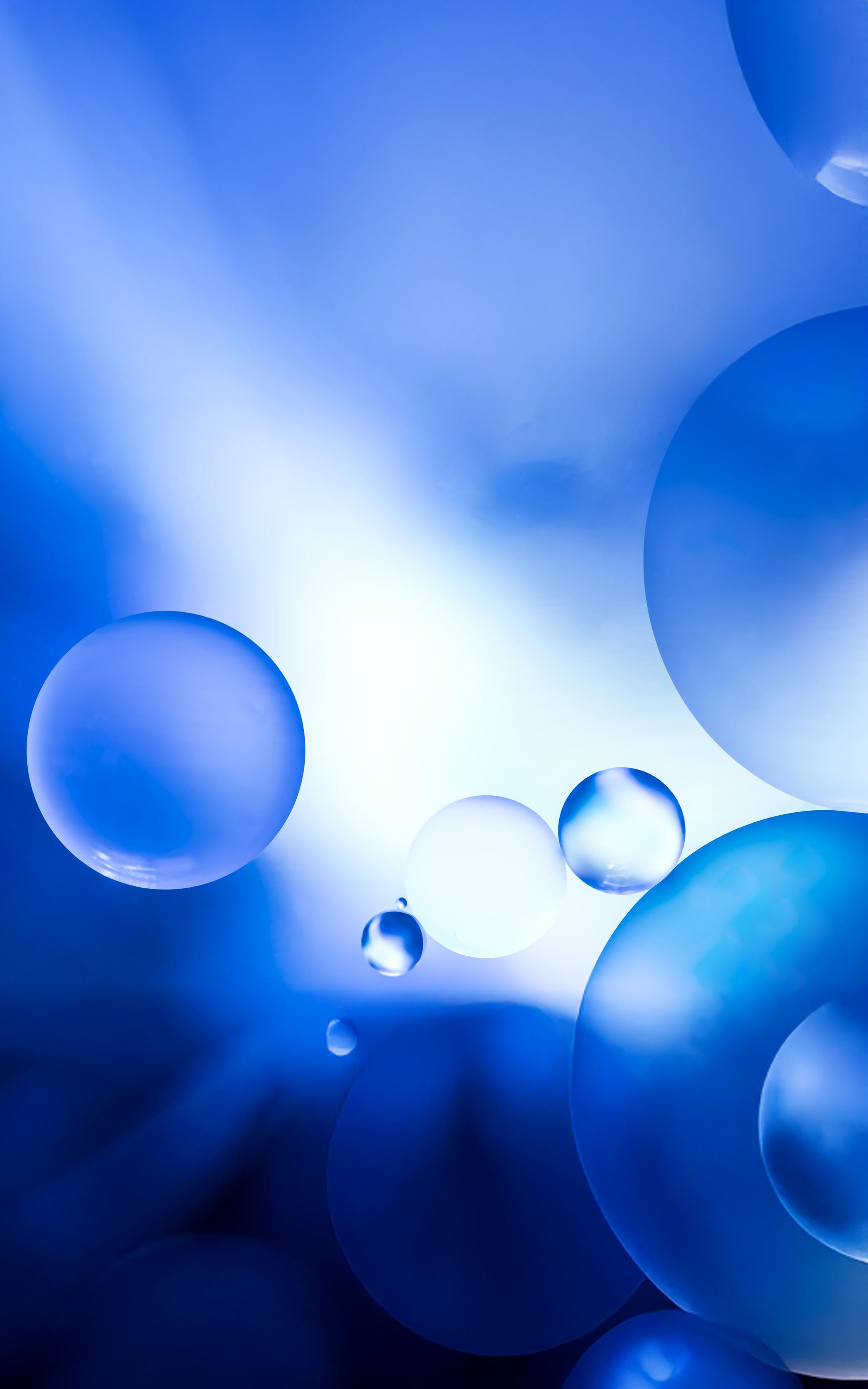 Ethereal Blue Spheres
