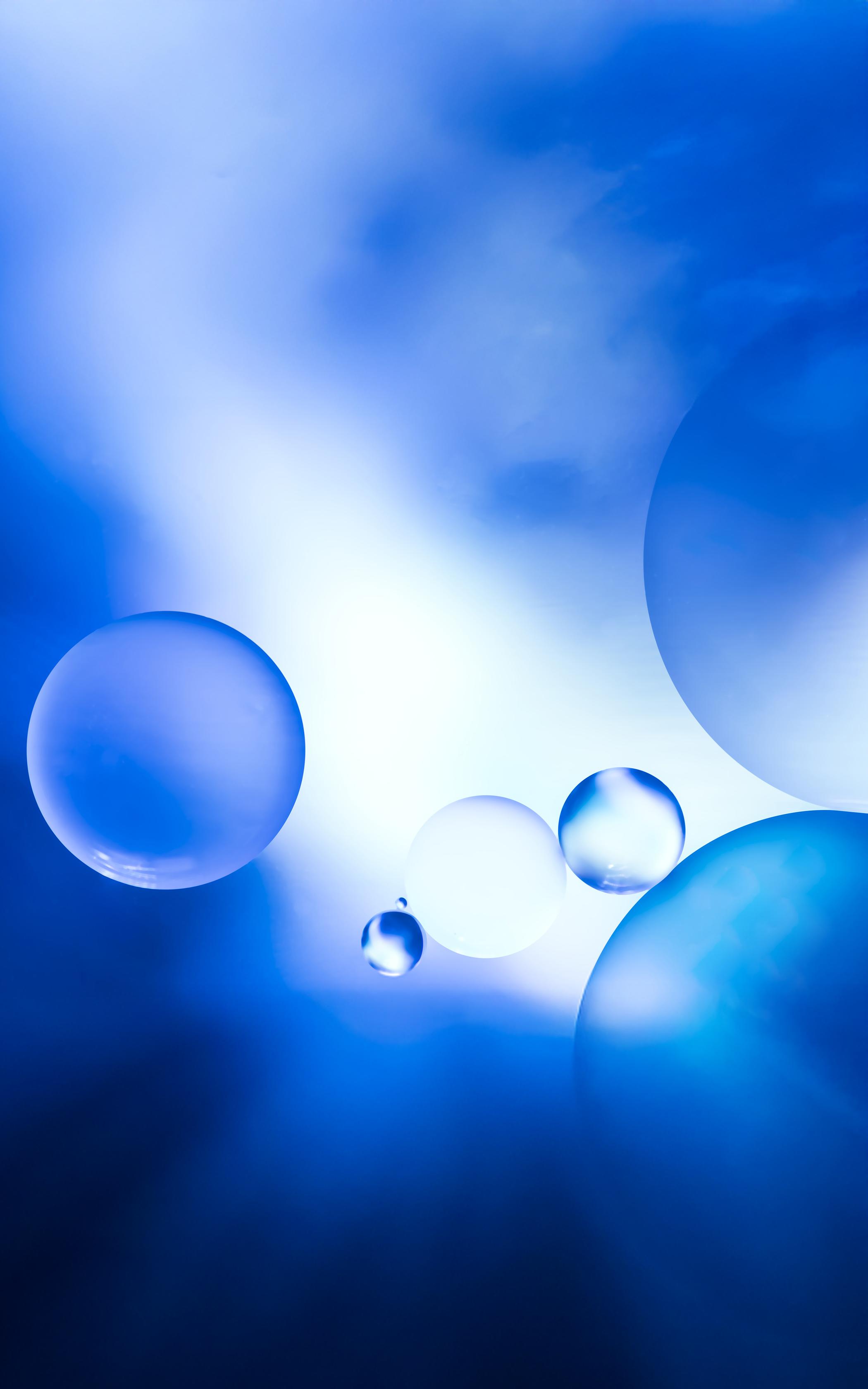 Ethereal Blue Orbs