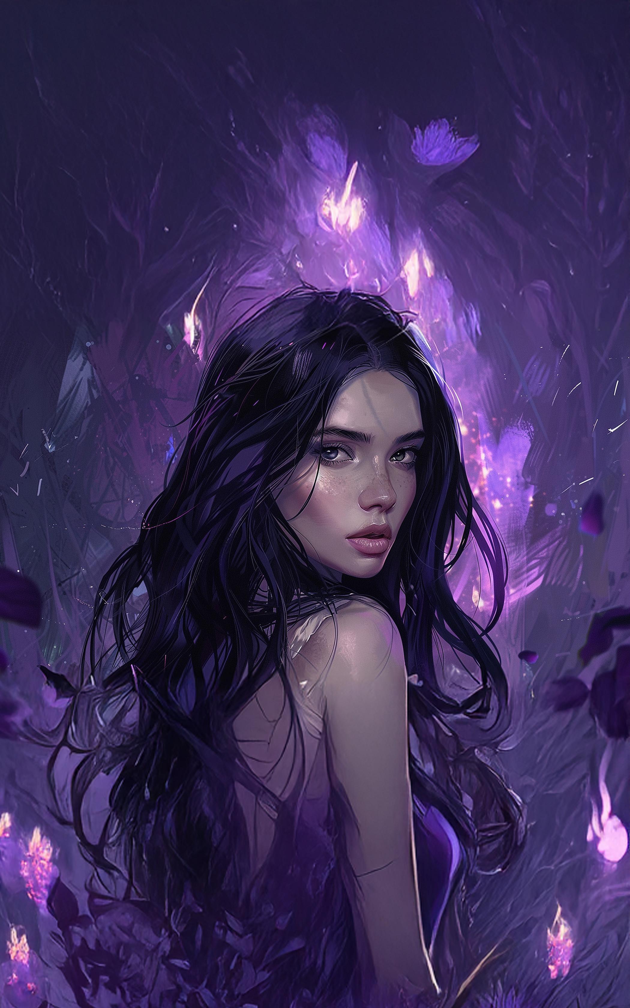 Enchanted Violet Glow