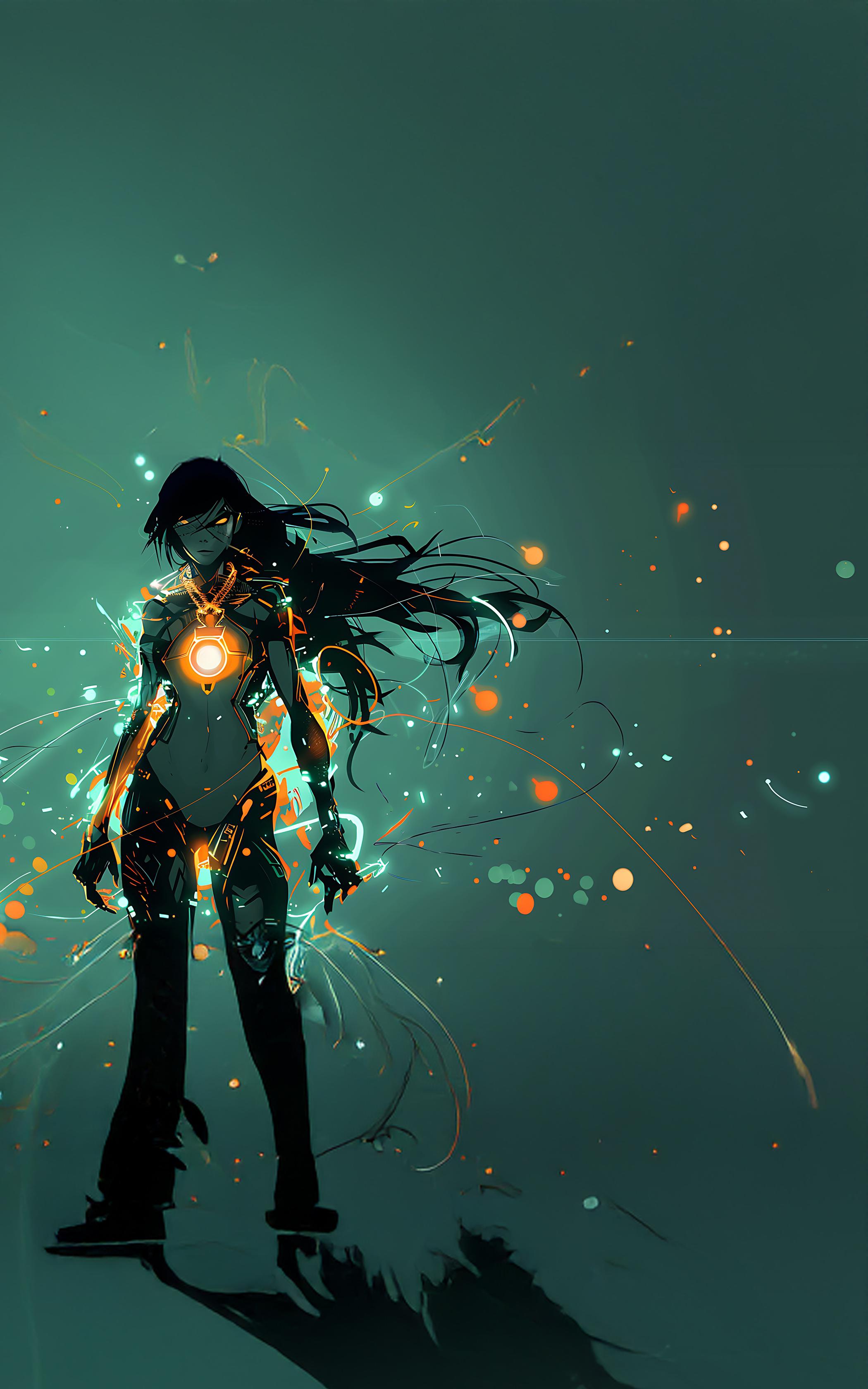 Neon Cybernetic Empress