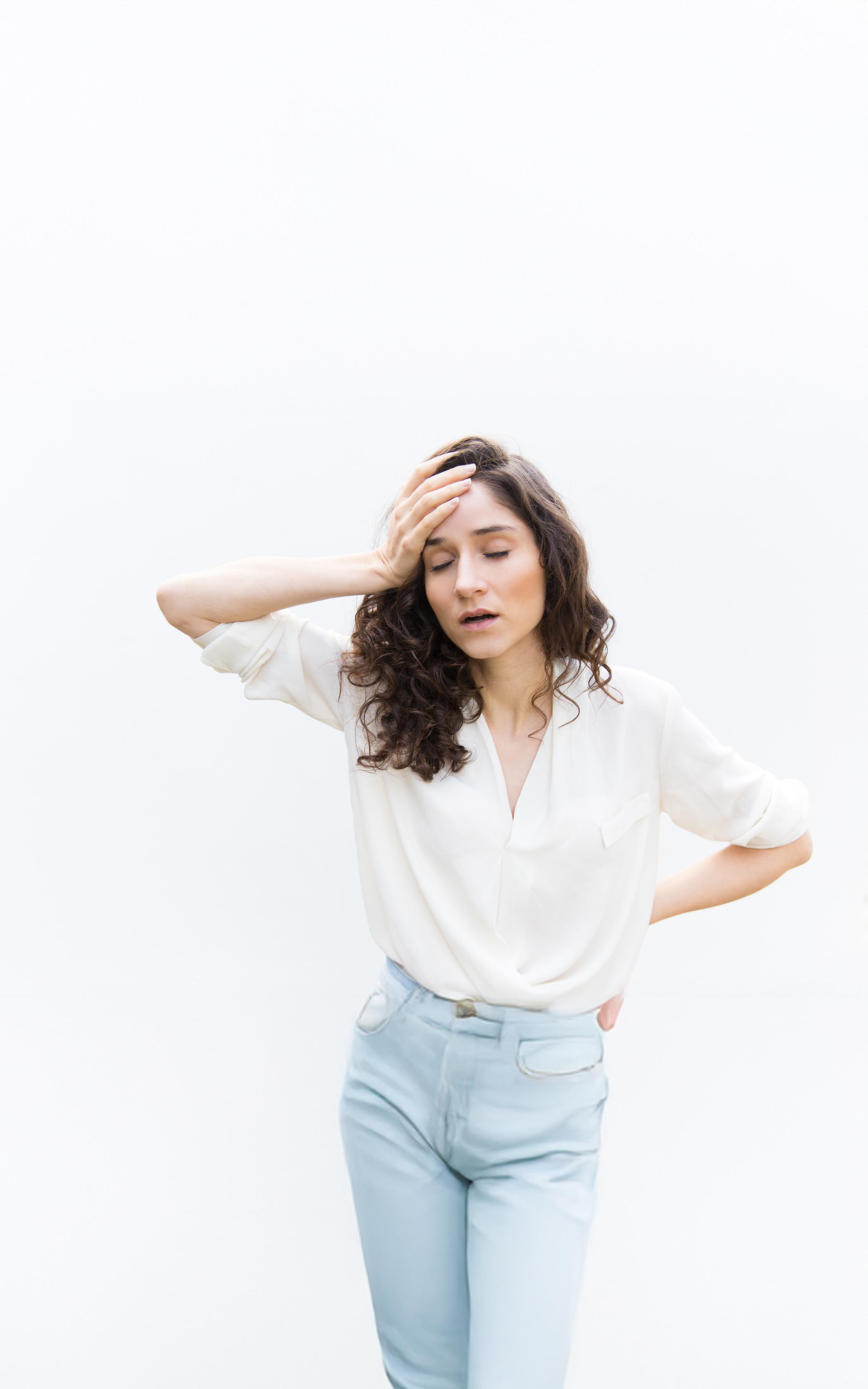 Exhausted Woman Pose