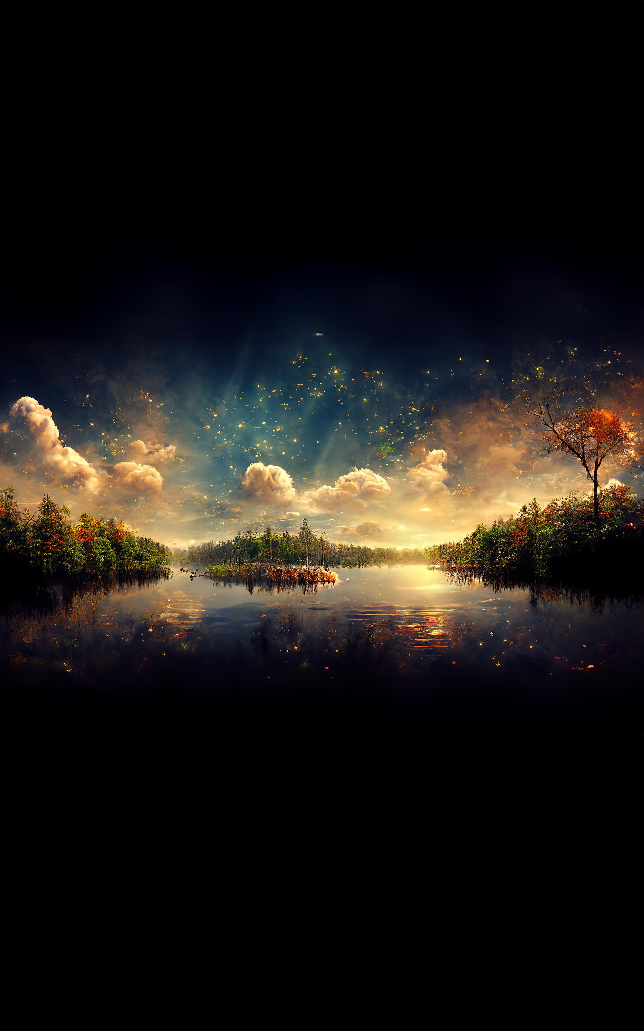 Enchanted Twilight Reflection