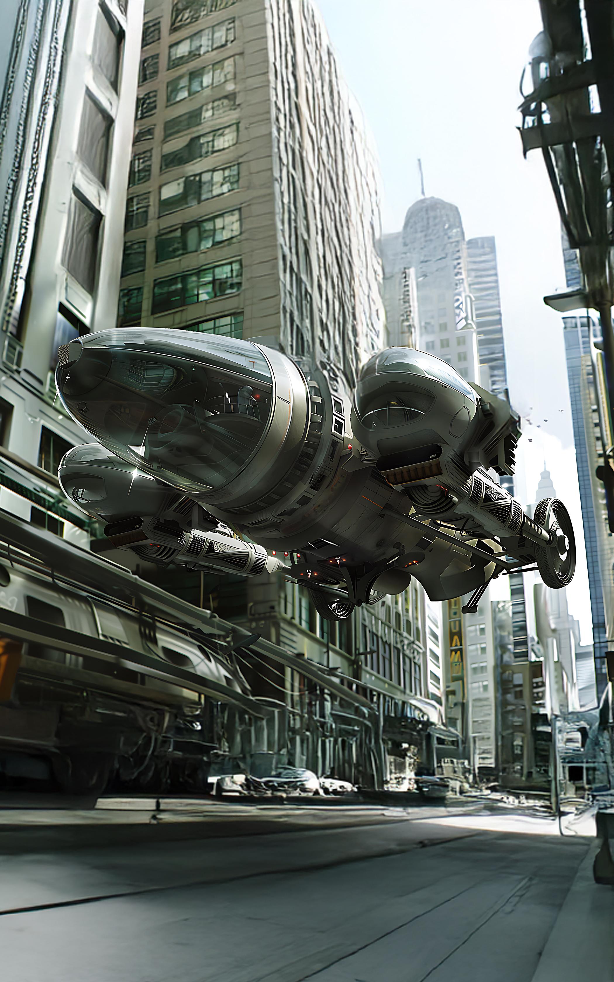 Futuristic Urban Flight