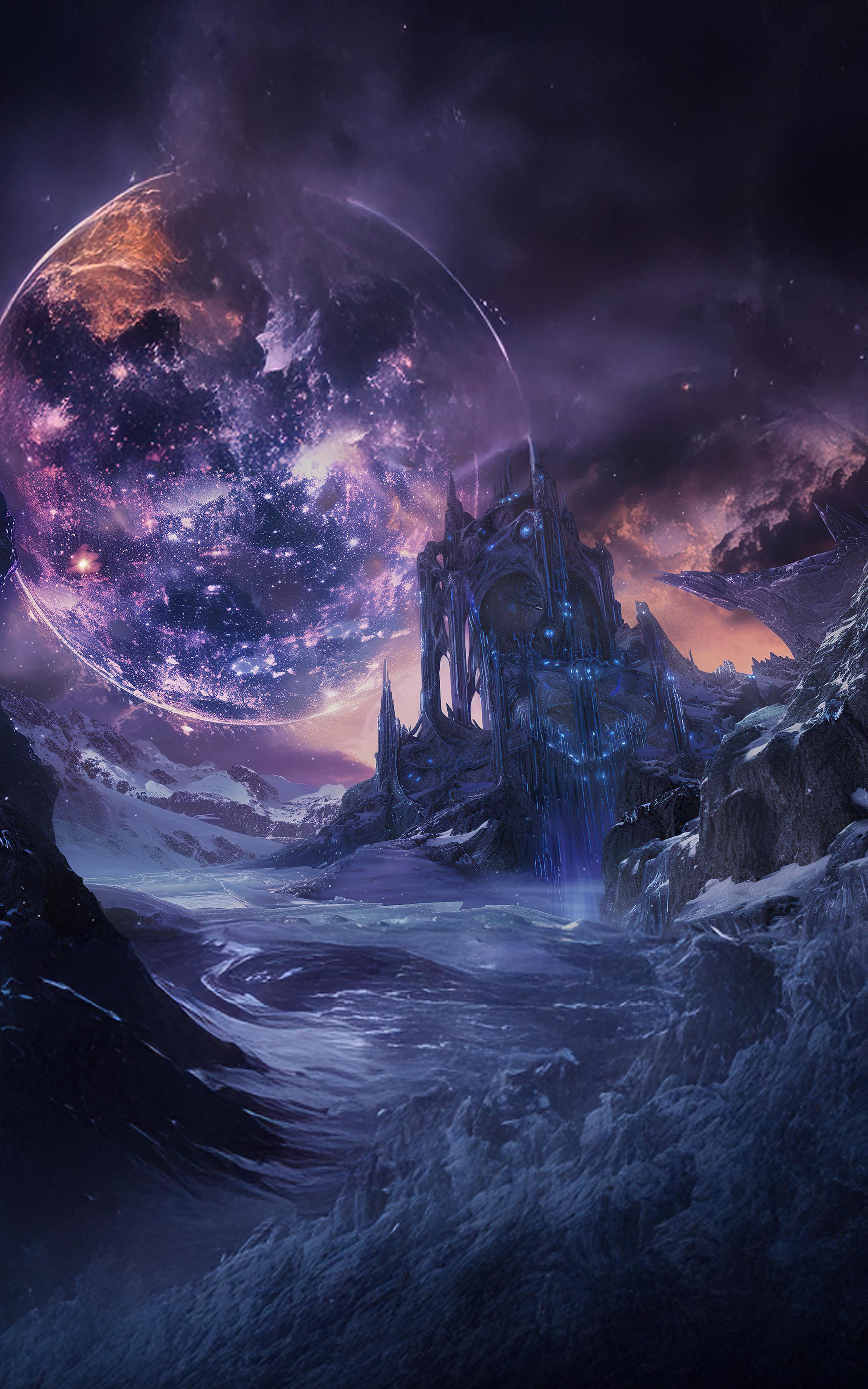Ethereal Frozen Ruins