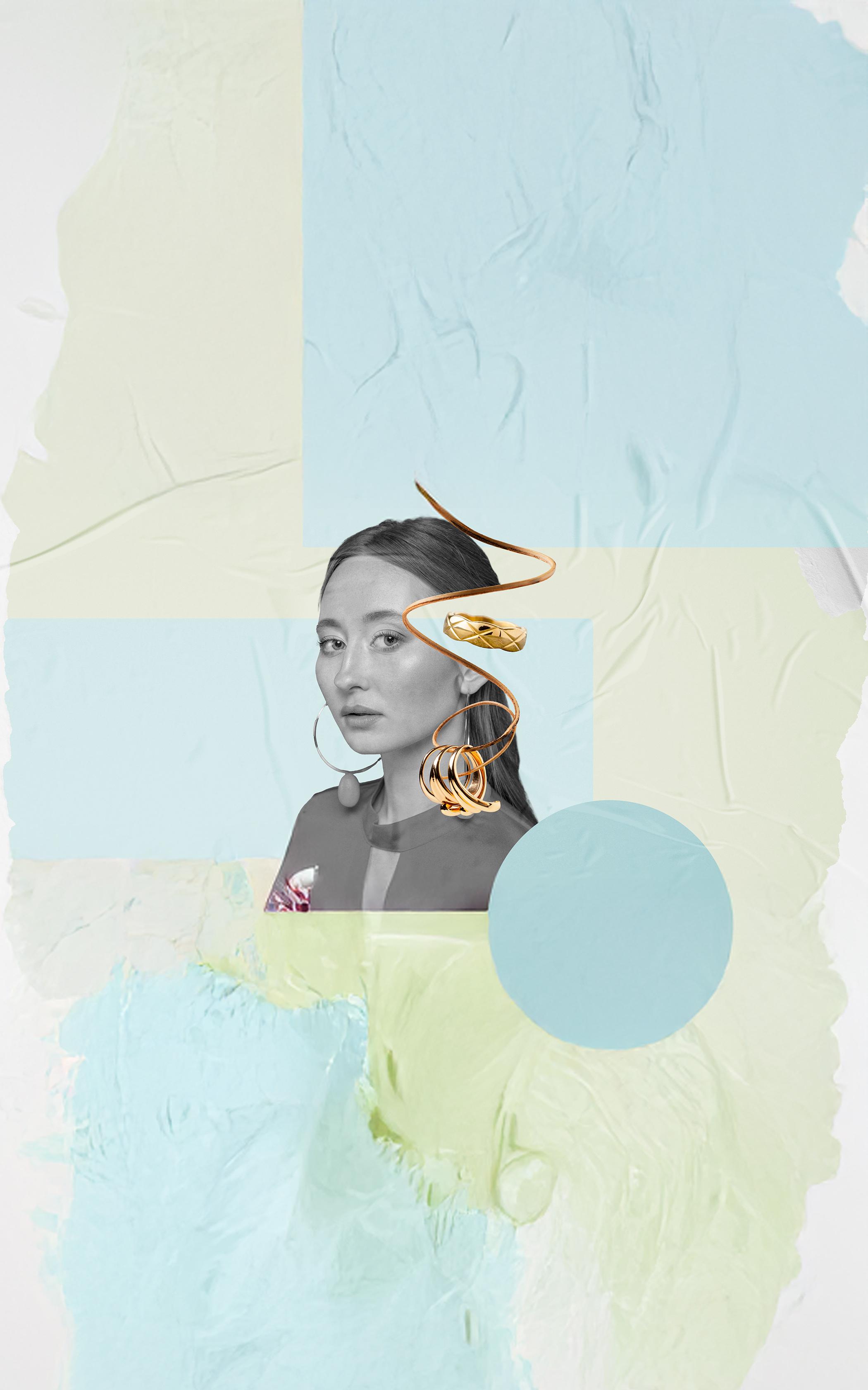 Ethereal Geometric Elegance
