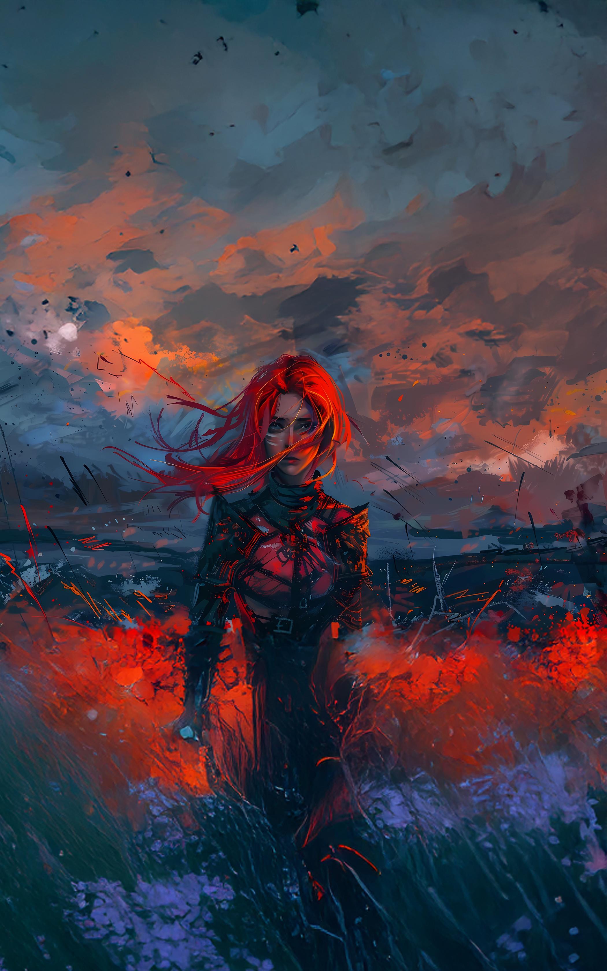 Fiery Twilight Warrior