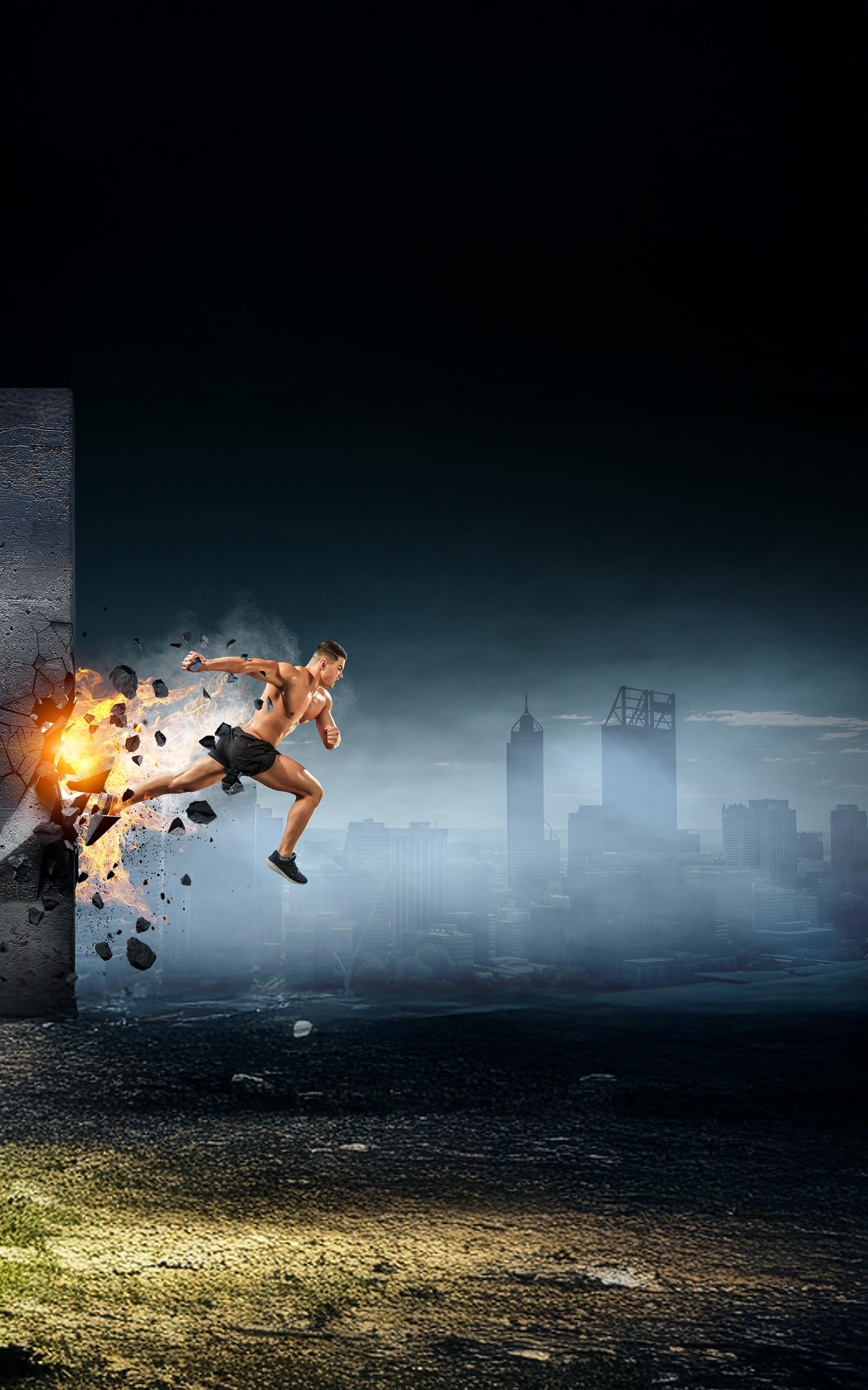 Explosive Wall Breakthrough