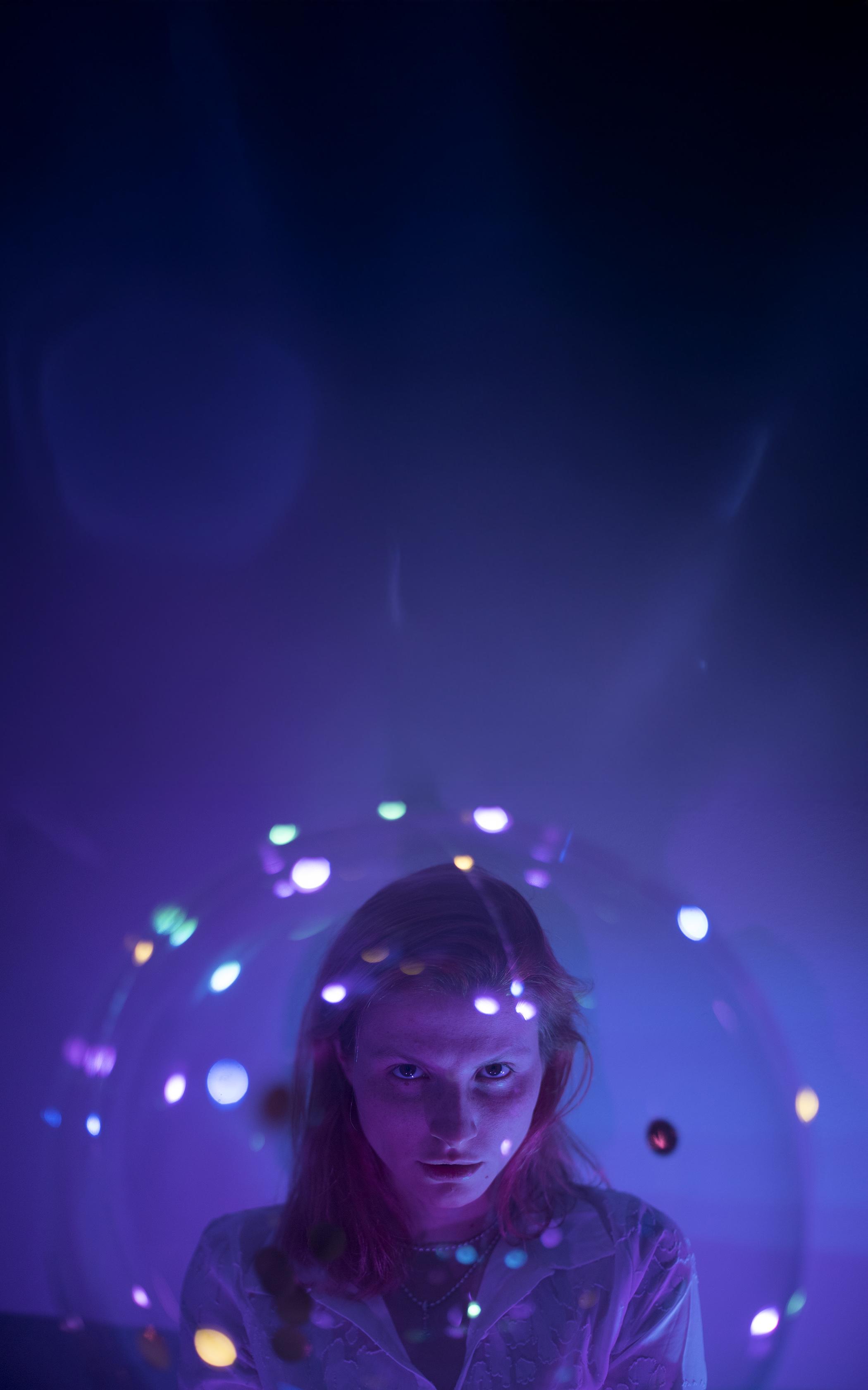 Ethereal Neon Gaze