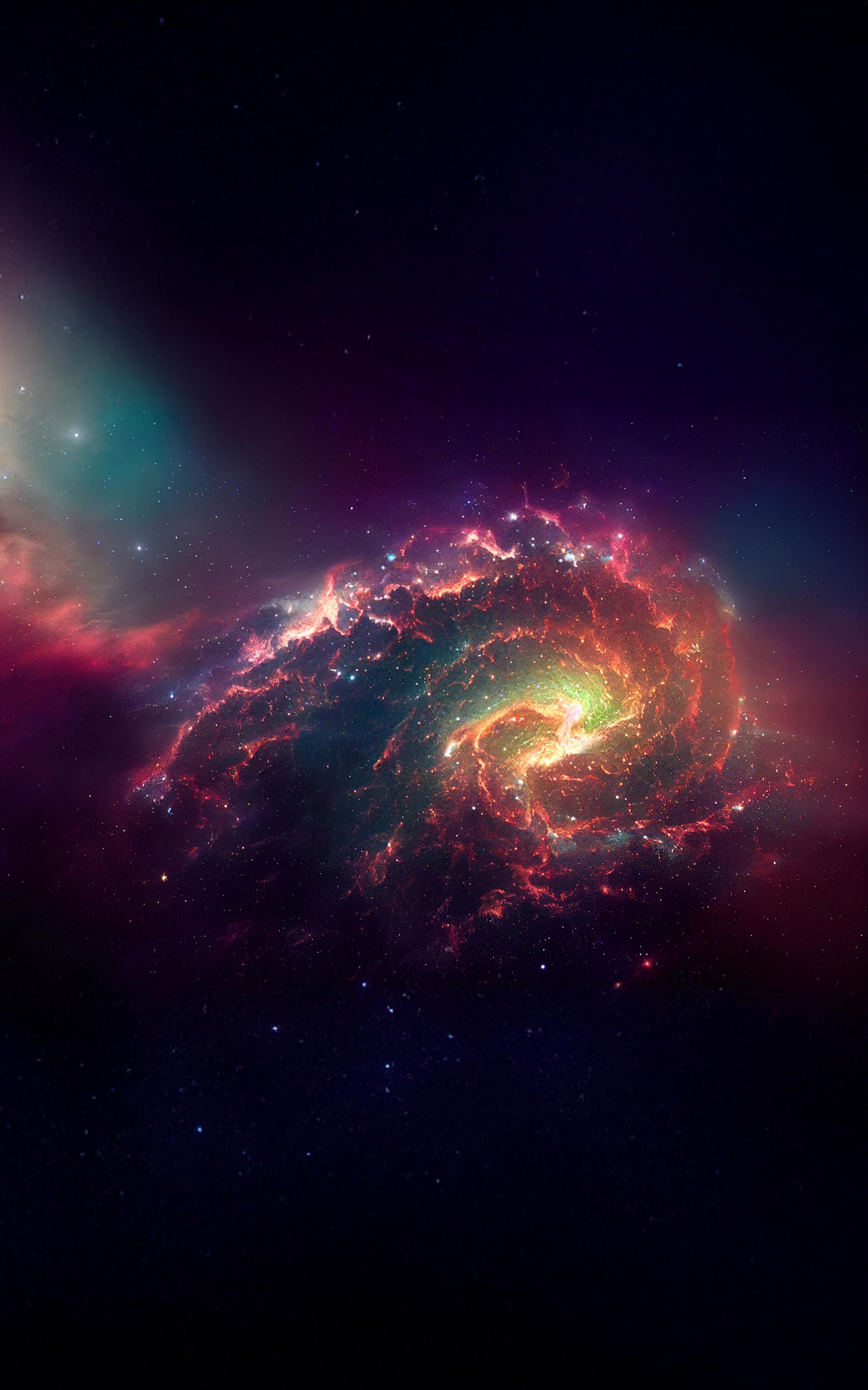 Cosmic Nebula Spiral