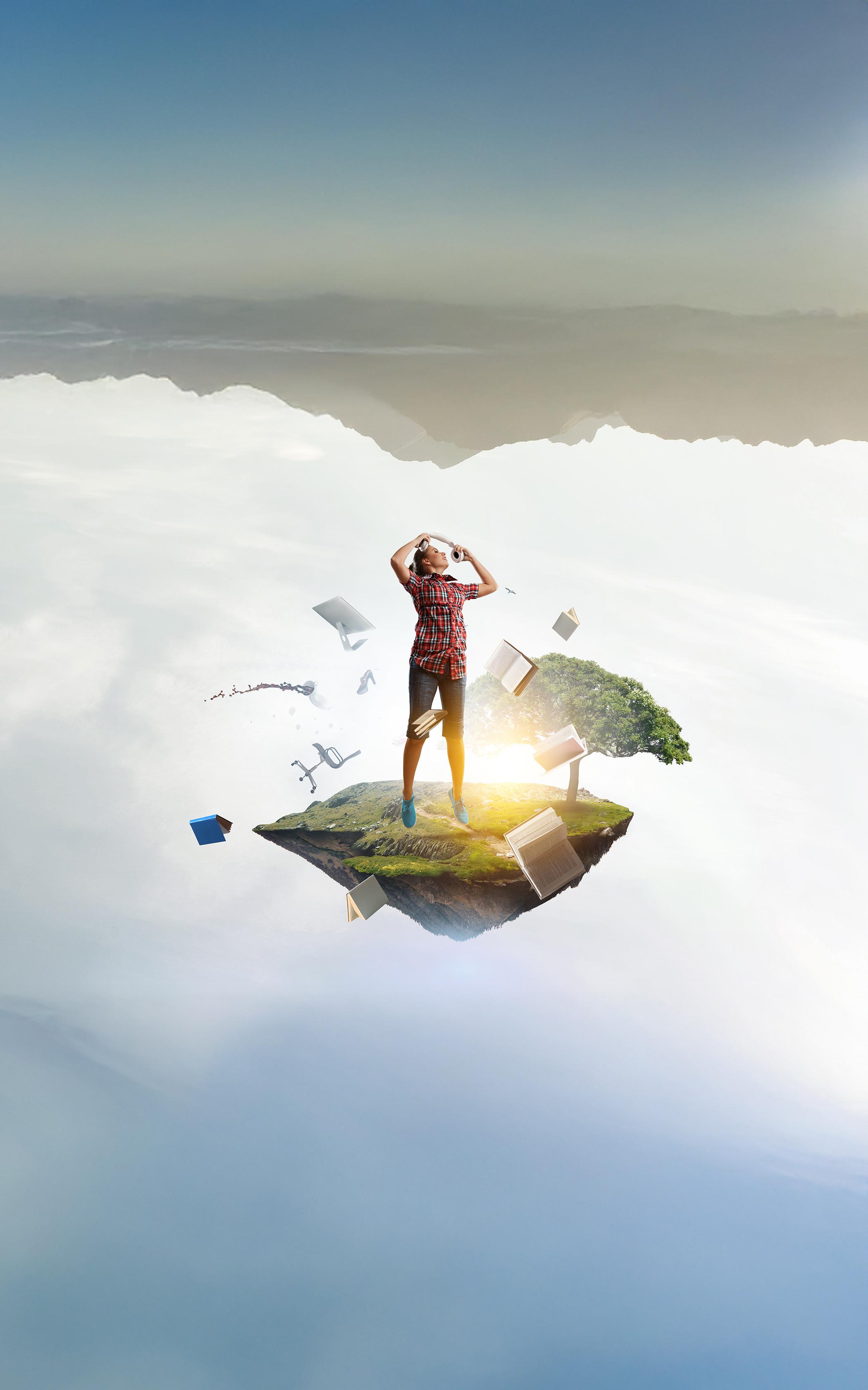 Floating Knowledge Island