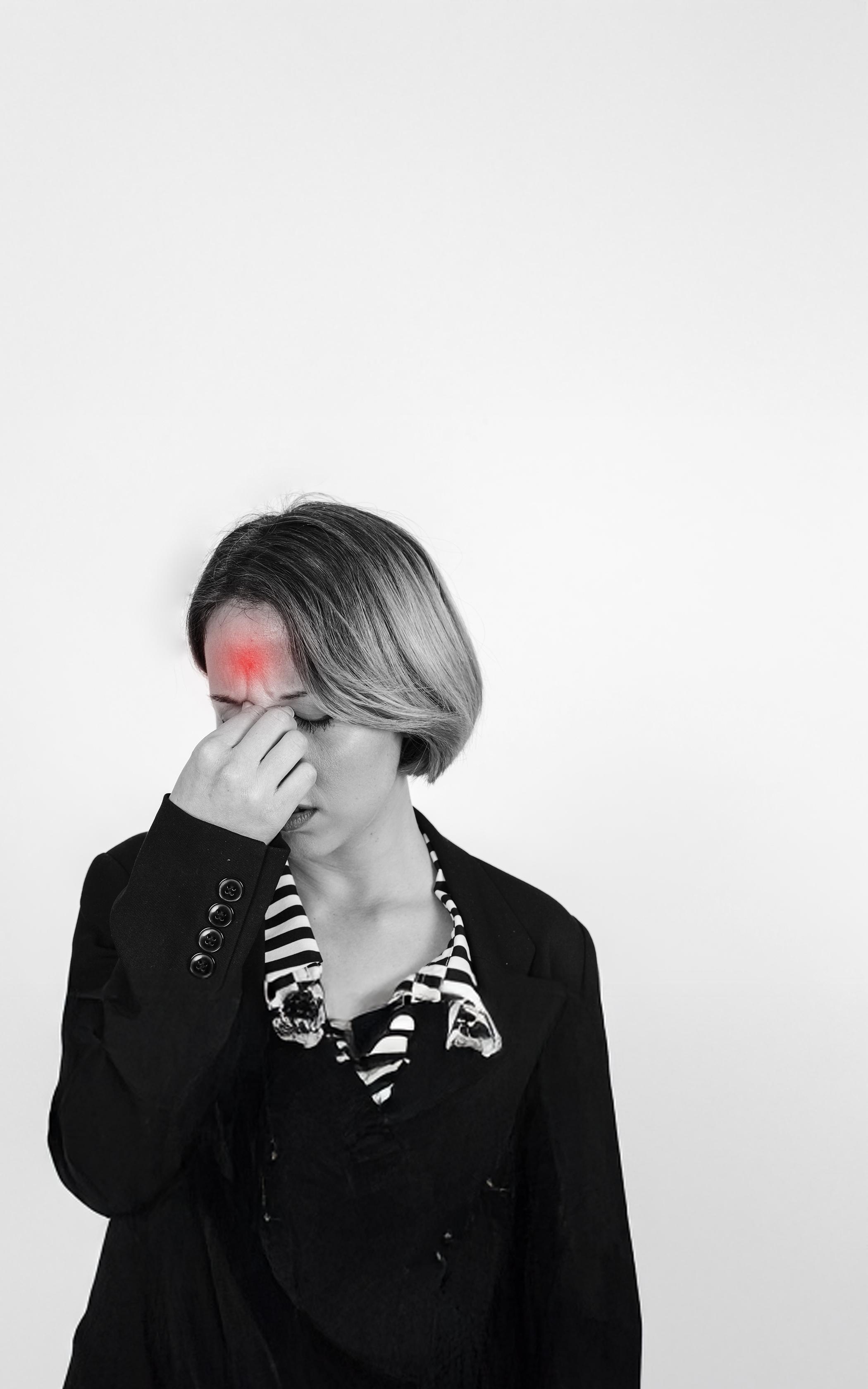 Stressful Forehead Pain