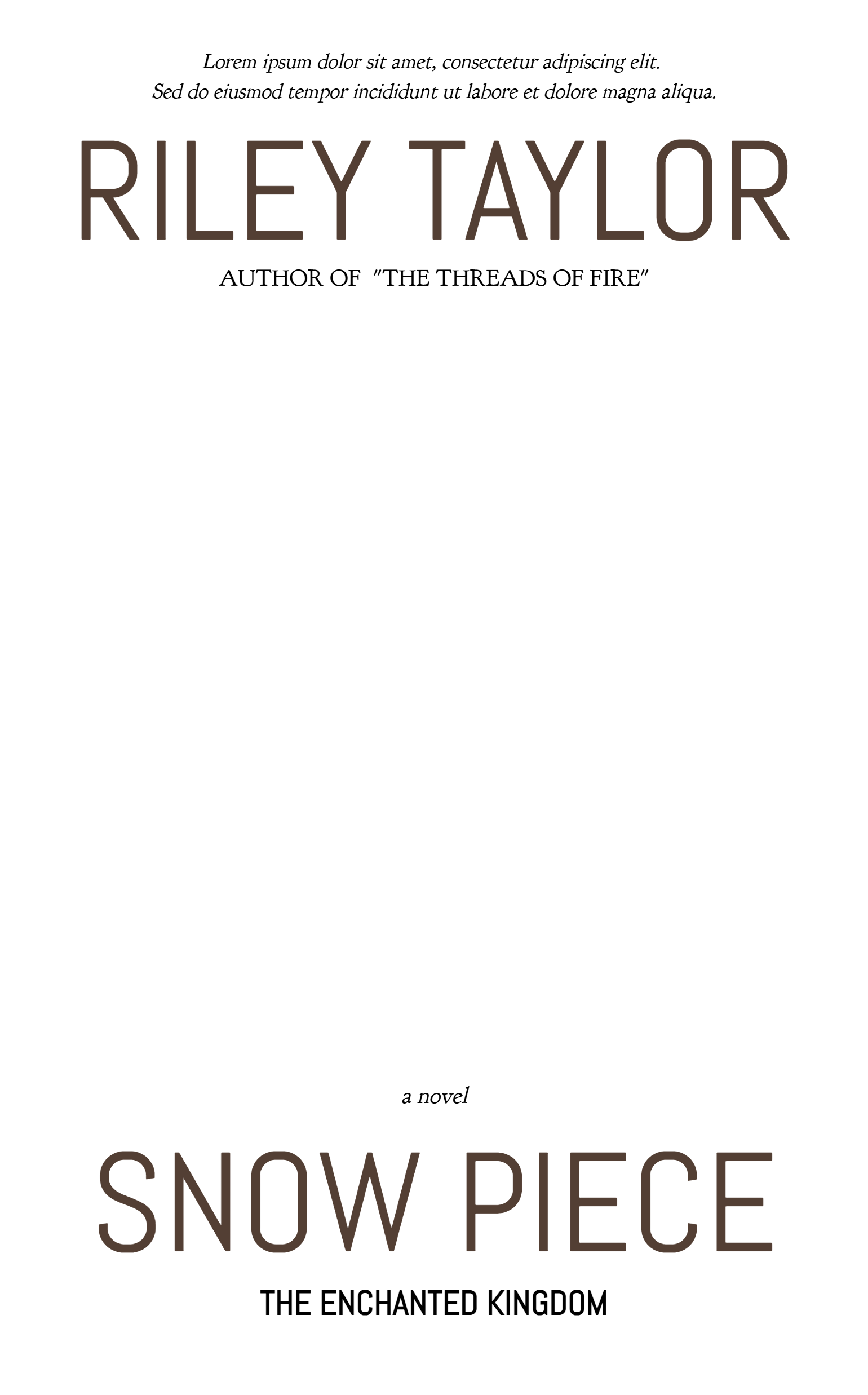 Literary Fiction 2 (Dark)